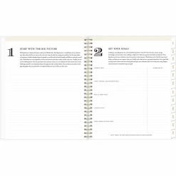 Outlet 🎁 Bluesky Blue Sky Day Designer Rugby Stripe Black Frosted 8 In. X 10 In. Planner 🥰 -TF Publishing Shop unnamed file 503