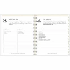 Outlet 🎁 Bluesky Blue Sky Day Designer Rugby Stripe Black Frosted 8 In. X 10 In. Planner 🥰 -TF Publishing Shop unnamed file 504