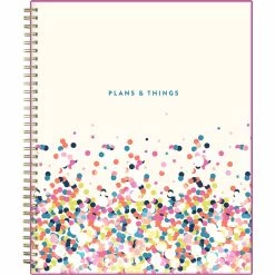 Deals 🎁 Bluesky Blue Sky Star Confetti Bright And Clear 8.5 In. X 11 In. Student Planning Calendar 👏
