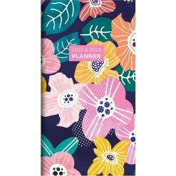 Best Sale 💯 TF Publishing 2023-2024 Graphic Flowers 2 Year Small Monthly Pocket Planner 💯