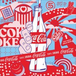 Best reviews of ❤️ TF Publishing 2023 Coca Cola: Vibrant Joy Wall Calendar 🌟