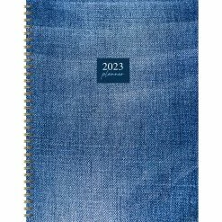 Promo 😉 TF Publishing 2023 Denim Large Daily Weekly Monthly Planner 😍