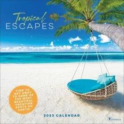 Best Pirce ❤️ TF Publishing 2023 Tropical Escapes Wall Calendar 🧨