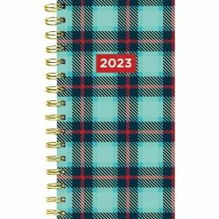 Best deal 😀 TF Publishing 2023 Trendy Plaid Small Weekly Monthly Planner ⌛