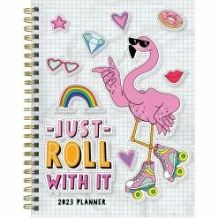 Brand new 😍 TF Publishing 2023 Roll With It Medium Daily Weekly Monthly Planner 👍