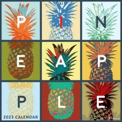Outlet 🤩 TF Publishing 2023 Pineapple Art Wall Calendar 😉