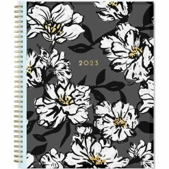 Promo 👏 Bluesky Planning Calendar Baccara Dark CYO 8.5x11 RY23 Weekly/Monthly 🎉