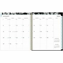 Promo 👏 Bluesky Planning Calendar Baccara Dark CYO 8.5x11 RY23 Weekly/Monthly 🎉 -TF Publishing Shop unnamed file 686