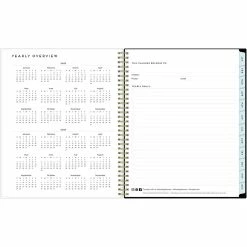 Promo 👏 Bluesky Planning Calendar Baccara Dark CYO 8.5x11 RY23 Weekly/Monthly 🎉 -TF Publishing Shop unnamed file 688