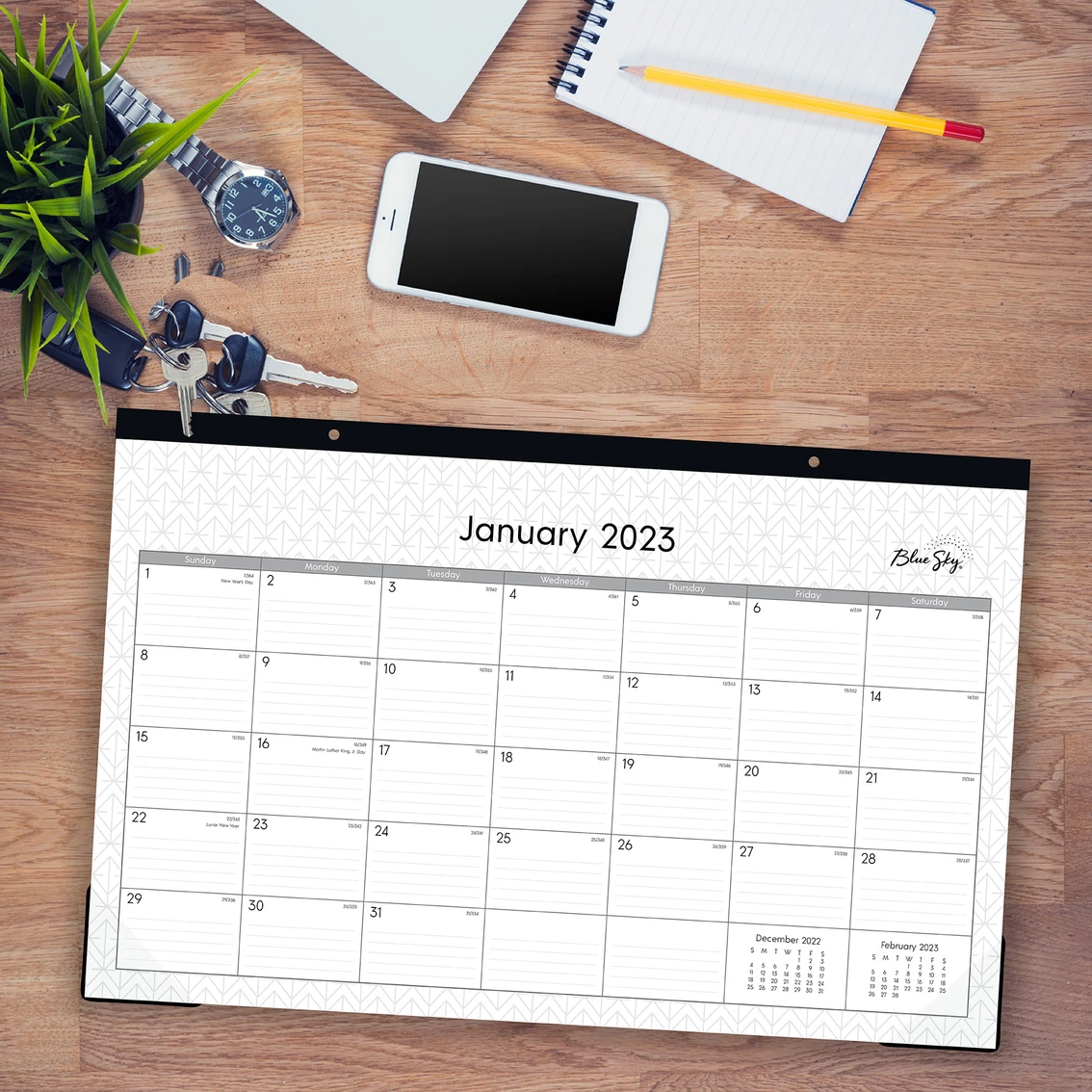 Promo 👏 Bluesky Enterprise 17 In. X 11 In. Monthly Desk Pad Calendar 🔥 3 Promo 👏 Bluesky Enterprise 17 In. X 11 In. Monthly Desk Pad Calendar 🔥 - Image 3