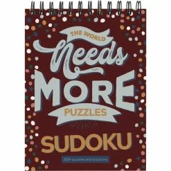 Discount 😀 TF Publishing The World Needs More Sudoku Book Puzzle Pad 🤩