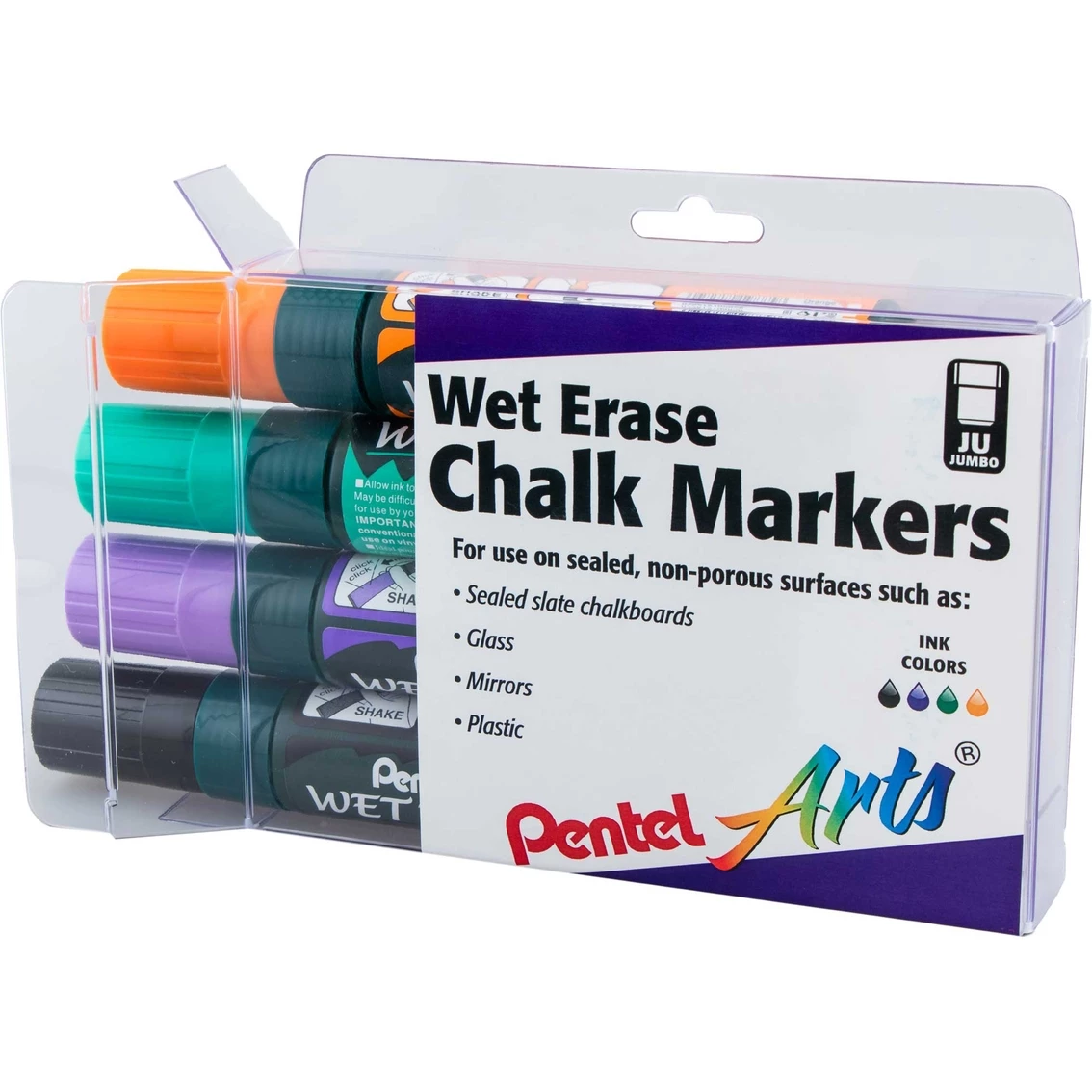 Coupon ๐งจ Pentel Arts Wet Erase Chalk Marker 4 Pc. Set With Jumbo Tip And Plastic Box ๐ 2 Coupon ๐งจ Pentel Arts Wet Erase Chalk Marker 4 Pc. Set With Jumbo Tip And Plastic Box ๐ - Image 2