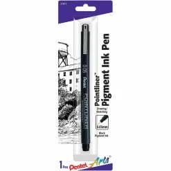 Flash Sale 🧨 Pentel Arts Pointliner Pen, 0.05 Mm, Black Ink ⌛