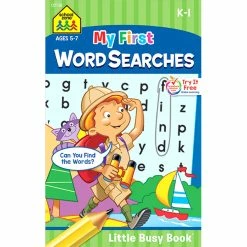 Best reviews of 🌟 School Zone My First Word Searches Little Busy Book 💯